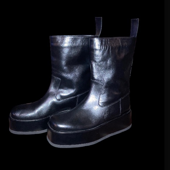 GIA BORGHINI RHW Rosie Short 23 Platform boot sz 38 - Picture 6 of 12